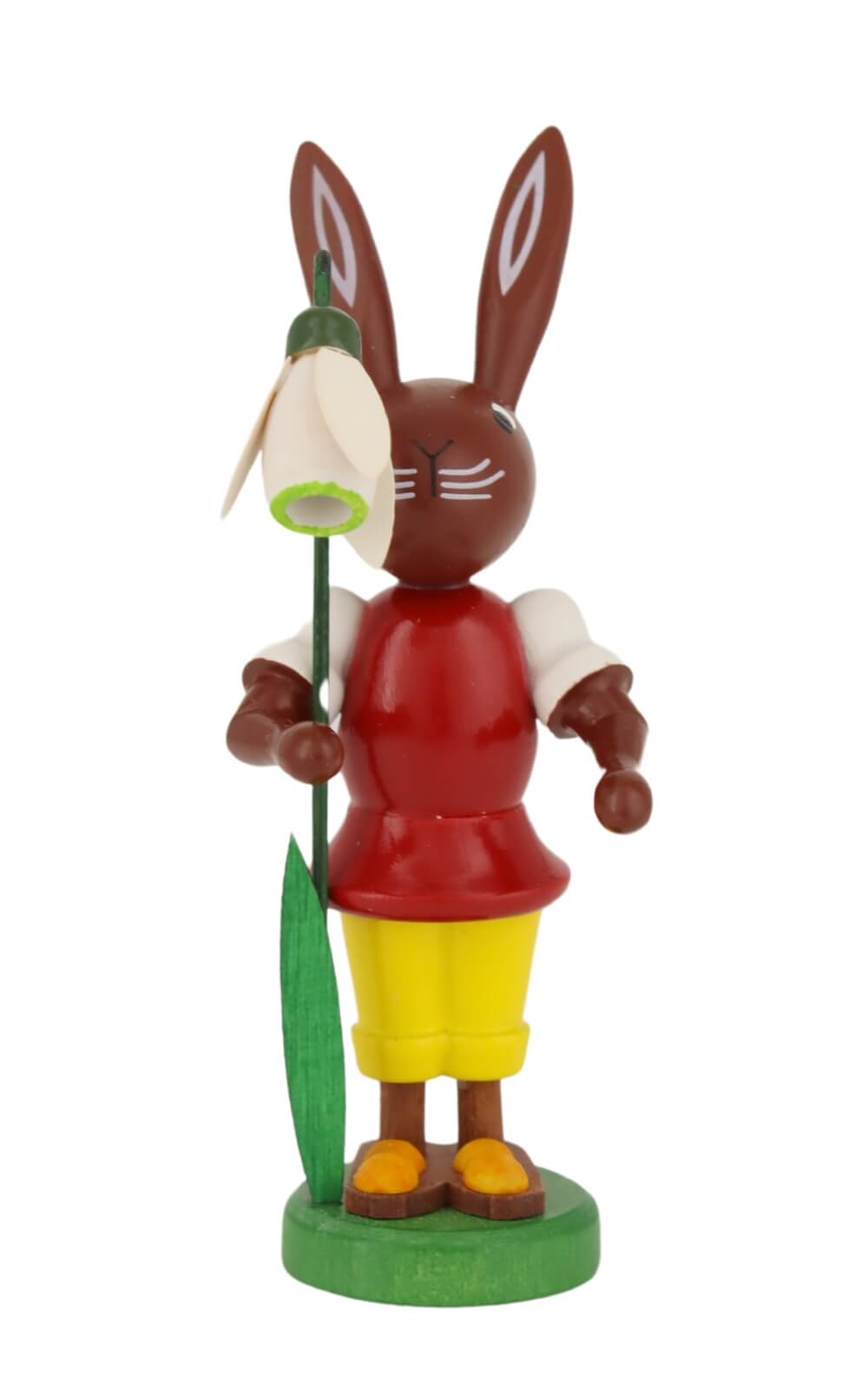 Osterhase mit Schneeglöckchen, 9 cm von Thomas Preißler_1