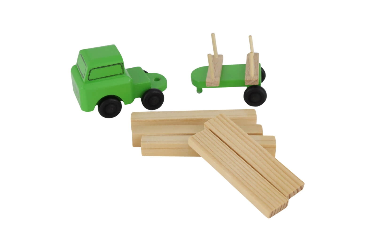 Holzspielzeug LKW Schnittholz, farbig, 8 cm von Robbi Weber_3