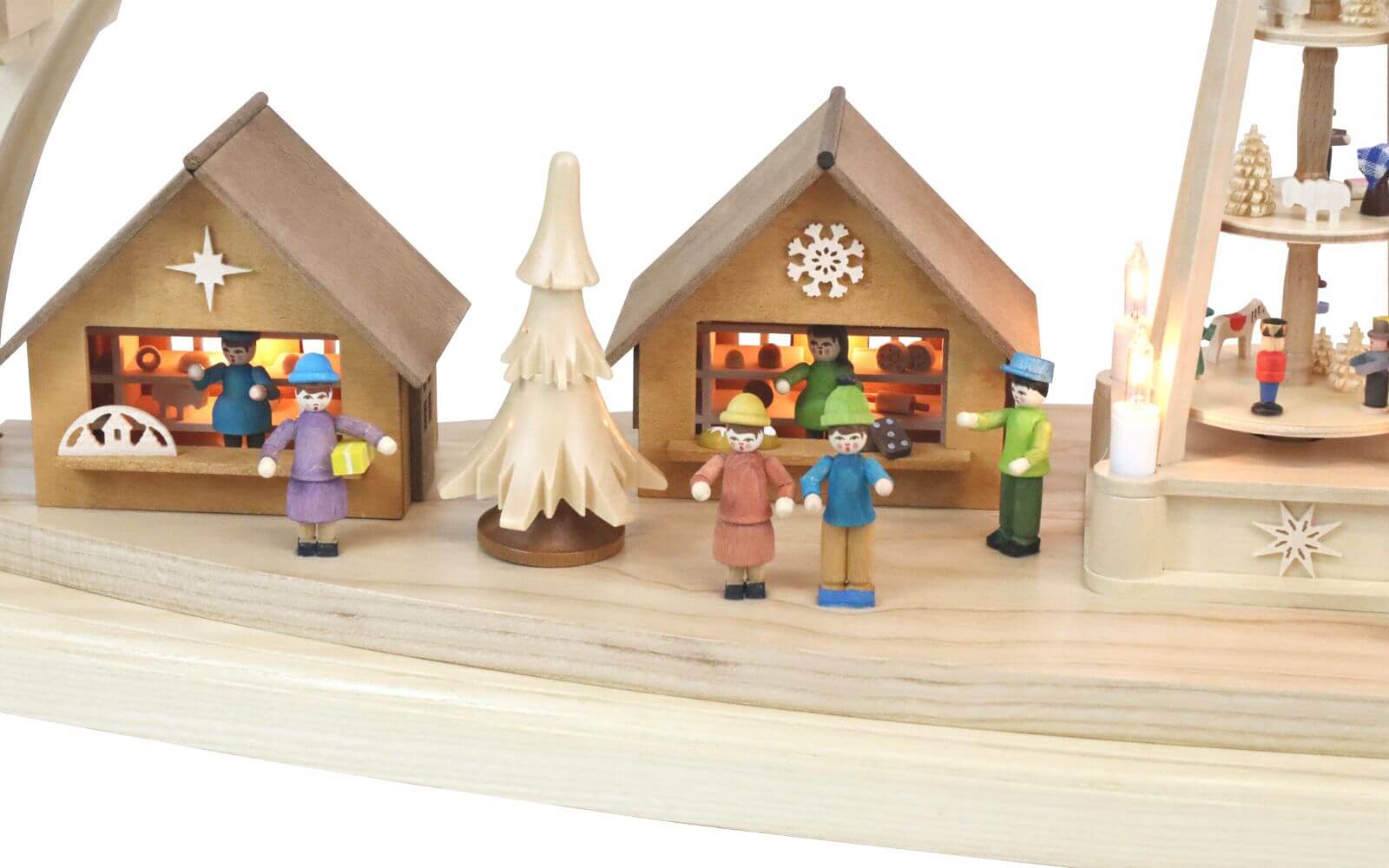 Schwibbogen Weihnachtsmarkt, 80 cm von Richard Glässer_4