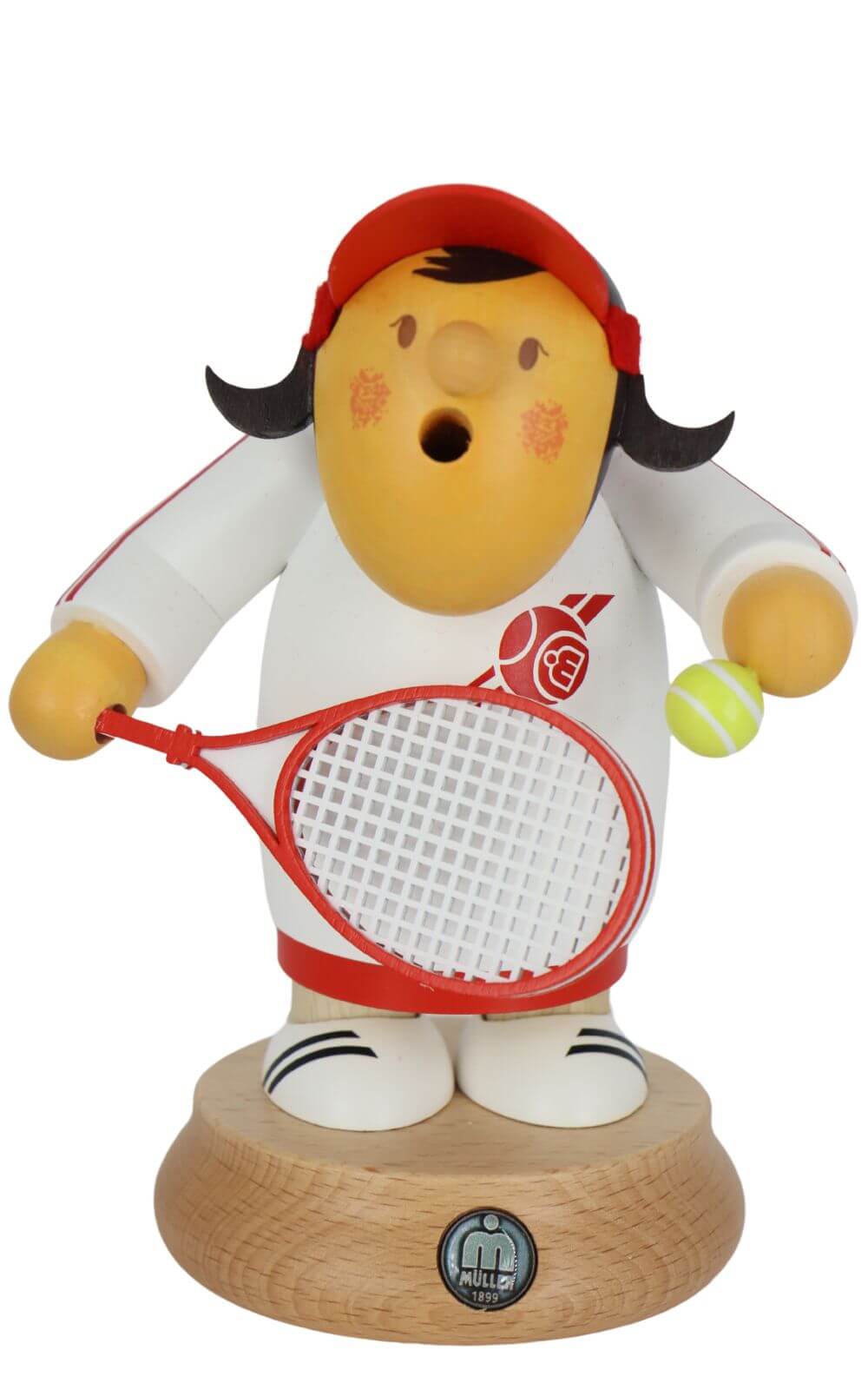 Räuchermännchen Müllerchen® Tennisspielerin, 16 cm von Müller Kleinkunst_1