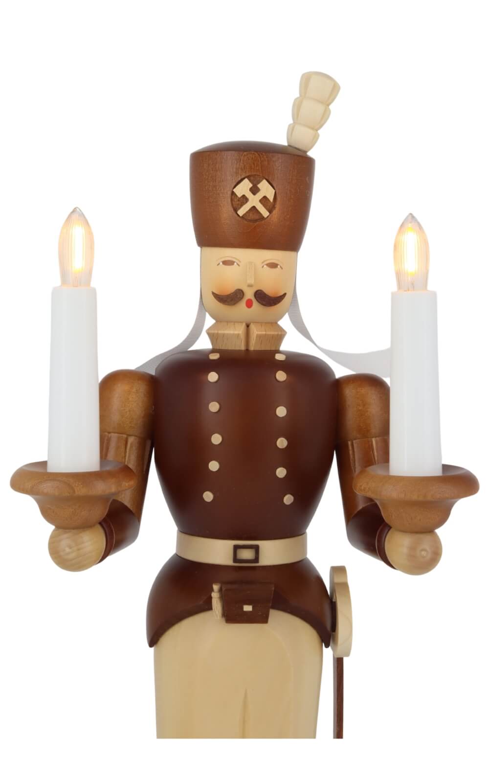 Engel und Bergmann, natur, elektrisch beleuchtet, 40 cm von Müller Kleinkunst_10