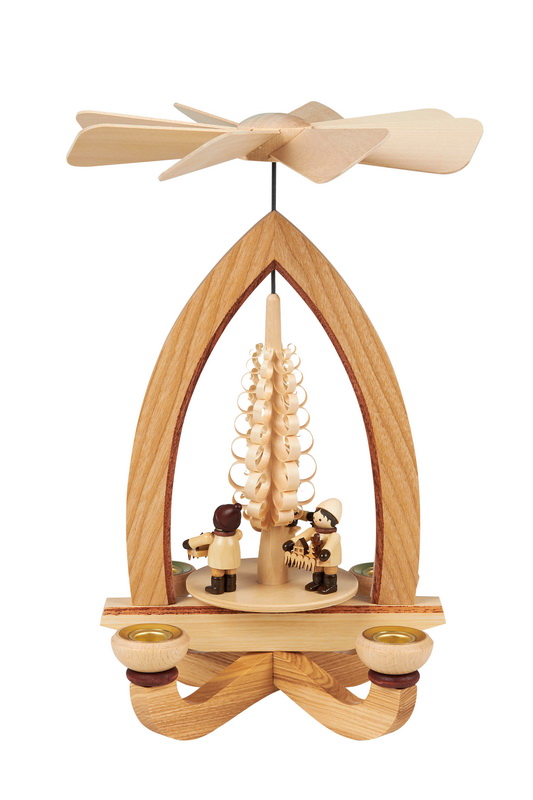 Weihnachtspyramide Striezelkinder, 28 cm von Heinz Lorenz