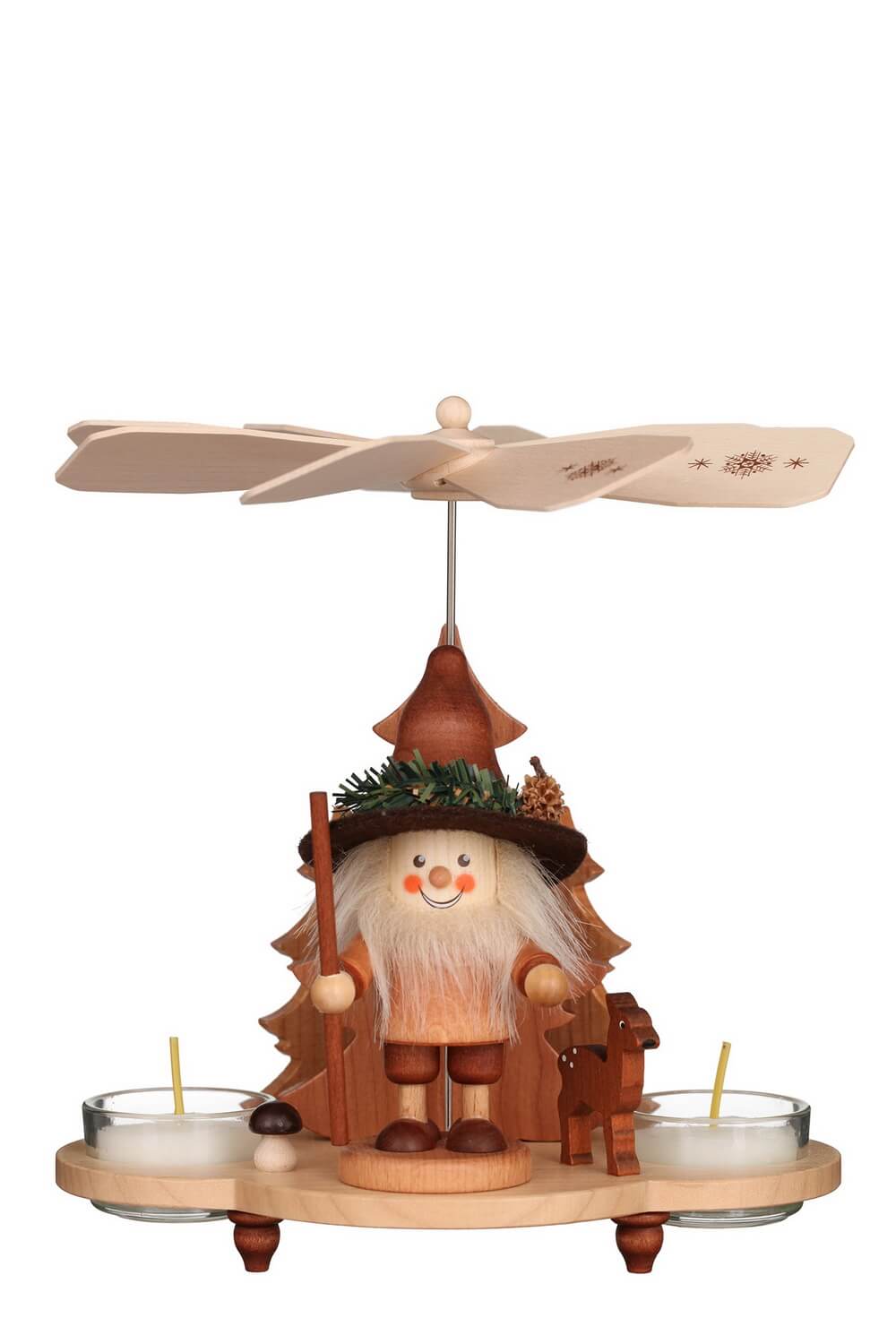 Weihnachtspyramide für Teelichte Waldmann, 20 cm von Christian Ulbricht