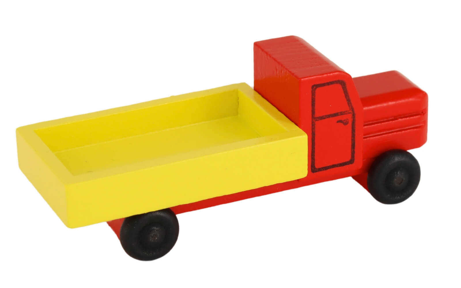 Holzspielzeug - LKW Kastenwagen, farbig von Robbi Weber_3