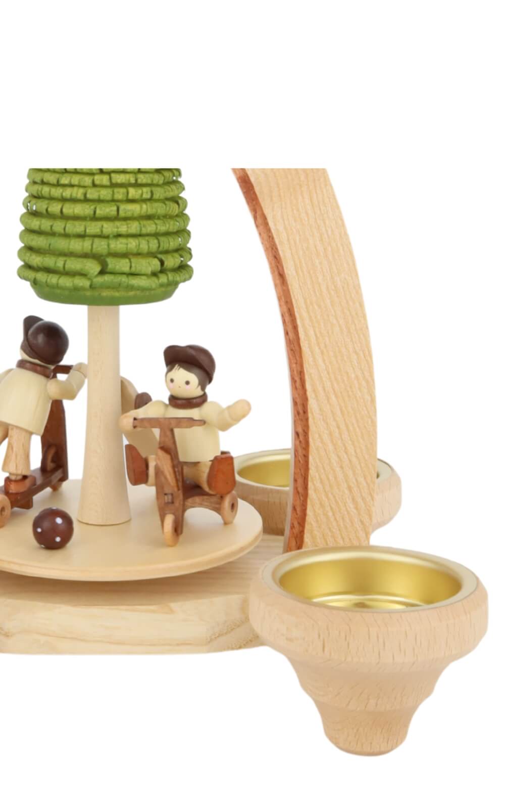 Teelichtpyramide Spielwiese, 26 cm von Heinz Lorenz_3