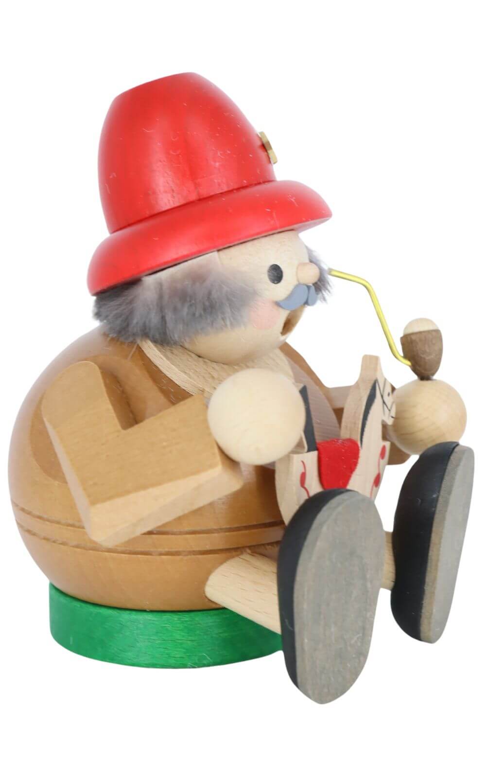 Räuchermann - Kugelräuchermännchen mit Reiterlein von Richard Glässer_2