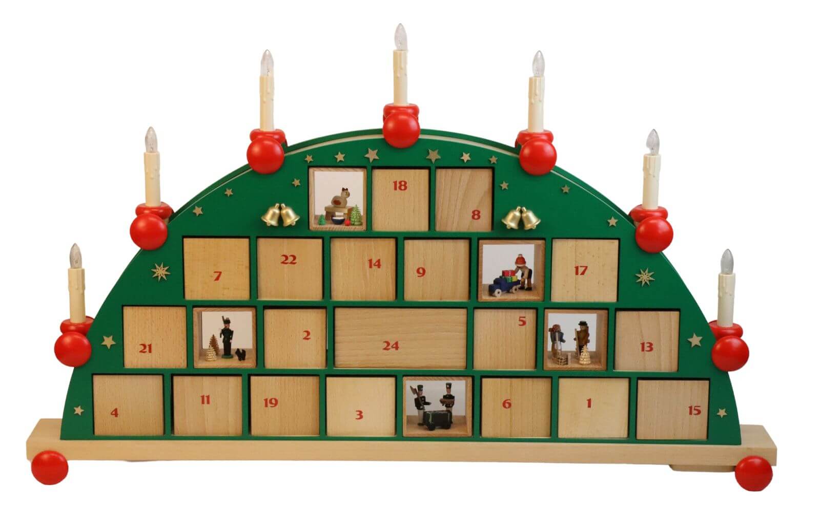 Schwibbogen Adventskalender, 76 cm von Richard Glässer_Bild3