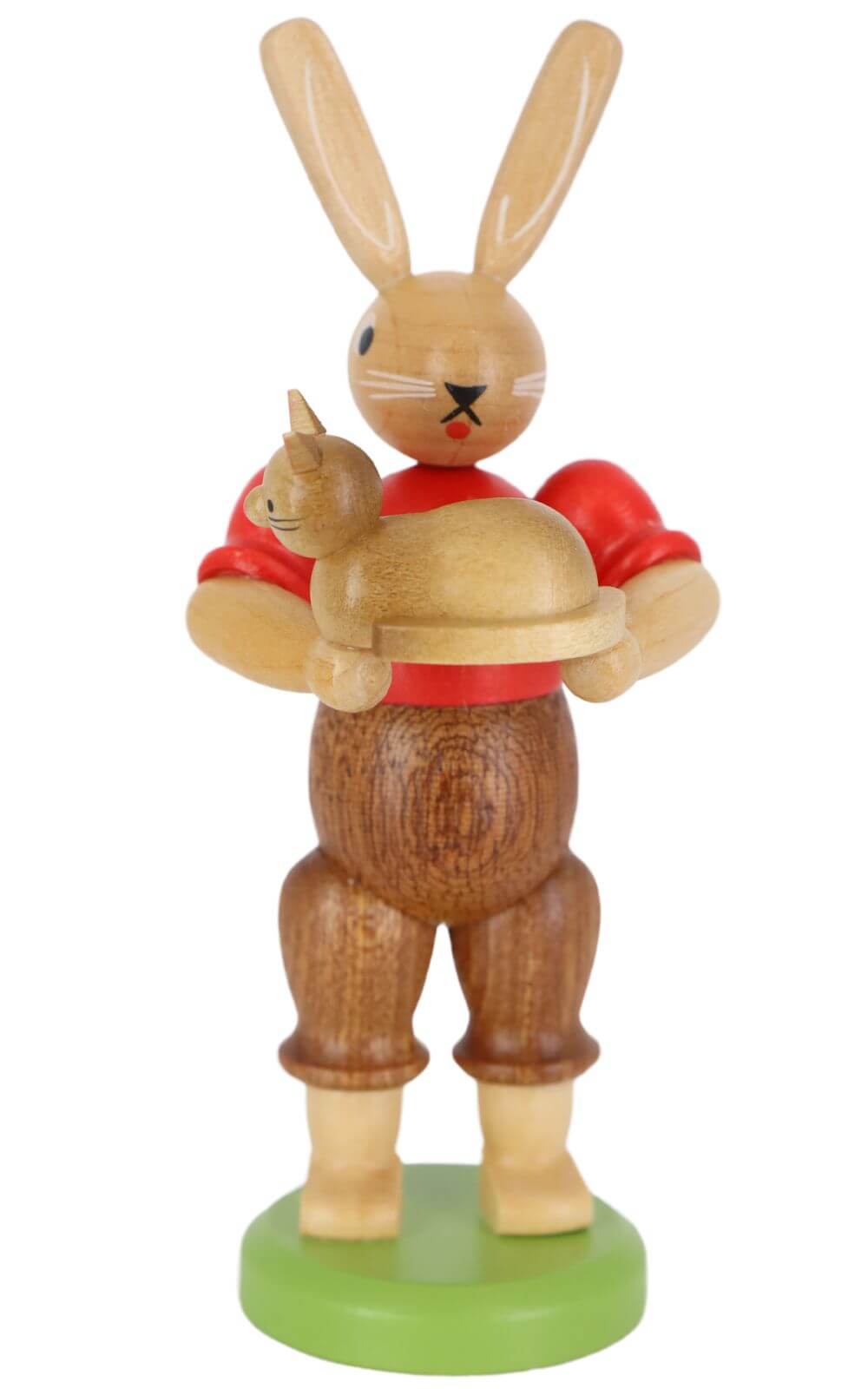 Osterhase mit Katze, 11 cm von Müller Kleinkunst_1