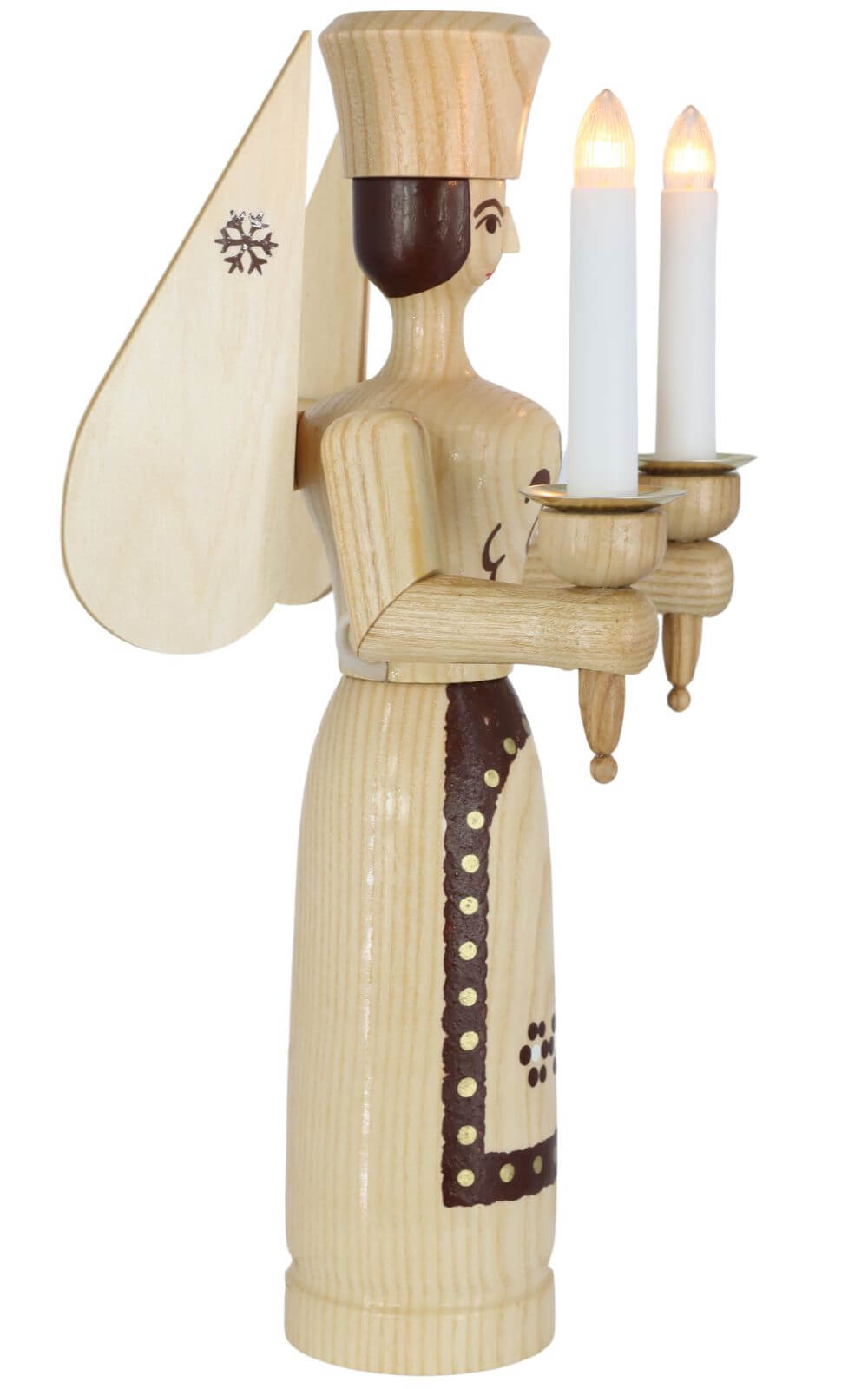 Weihnachtsengel, 34 cm mit elektrischer Beleuchtung von SEIFFEN.COM_4