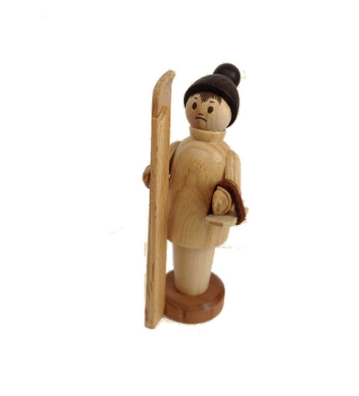 Miniatur Bruchpilot, 8 cm, natur von Spielwarenmacher Günther