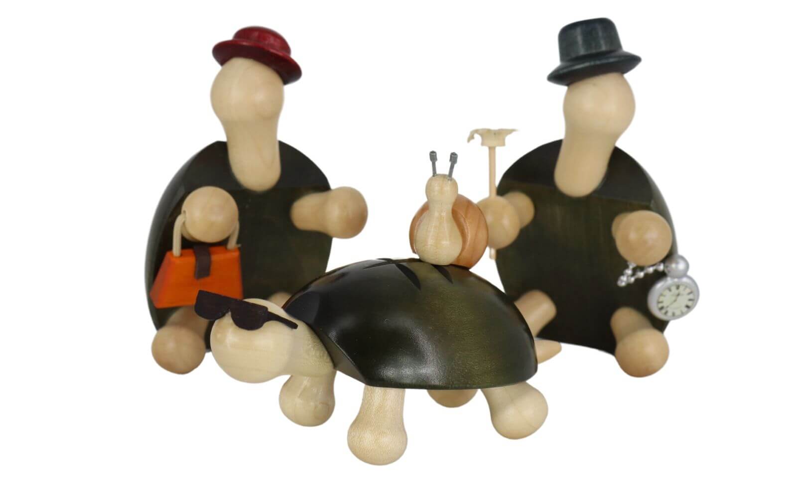 Schildkrötengruppe, 3 - teilig, farbig von SEIFFEN.COM_1