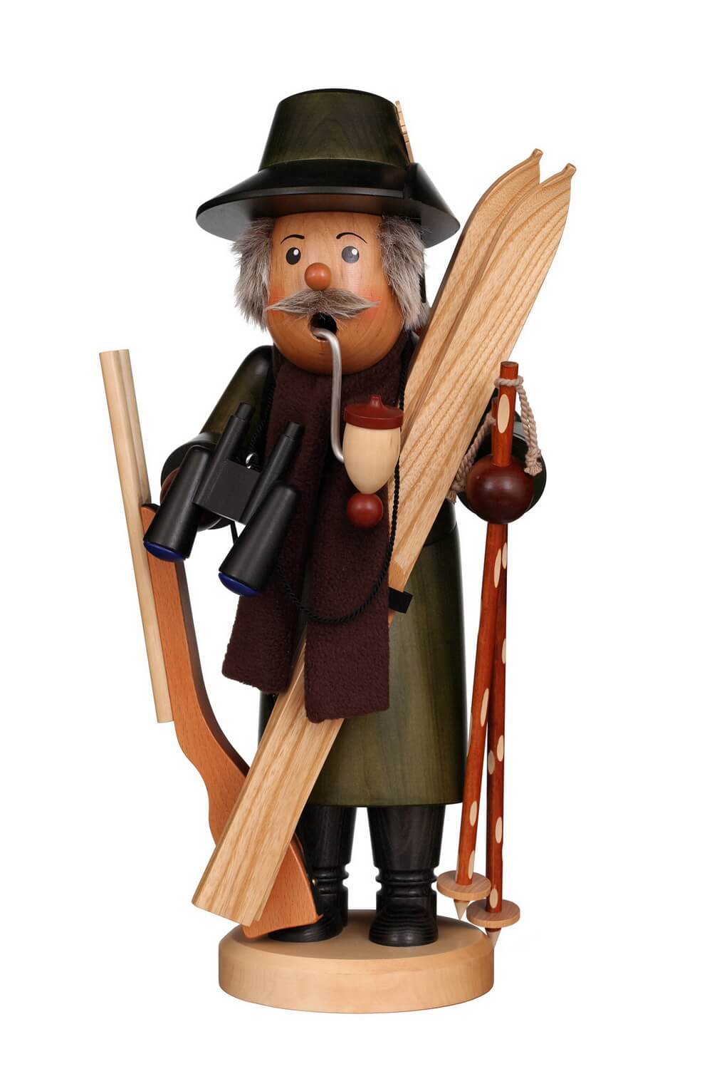 Räuchermännchen Jäger, 50 cm, farbig von Christian Ulbricht