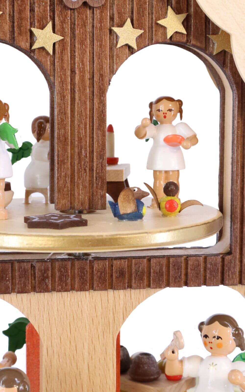 Weihnachtspyramide - Adventshaus mit Engelbäckerei, 36 cm von Richard Glässer_5