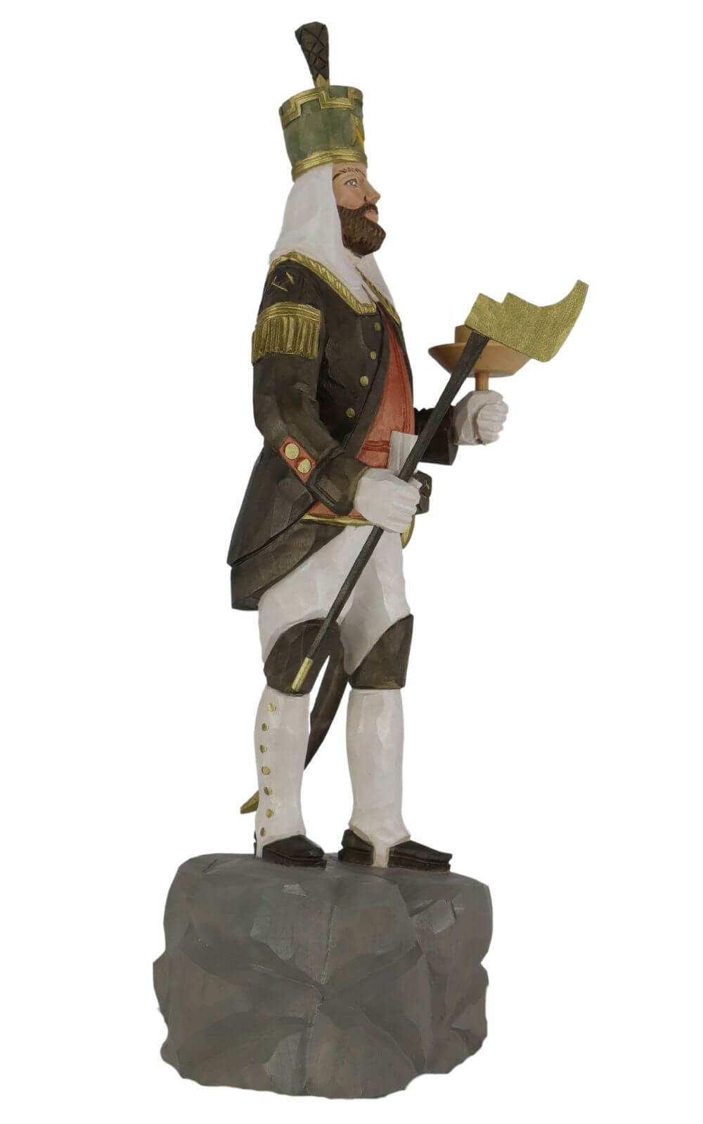 Freiberger Obersteiger, farbig, 40 cm von Schnitzkunst aus dem Erzgebirge_2