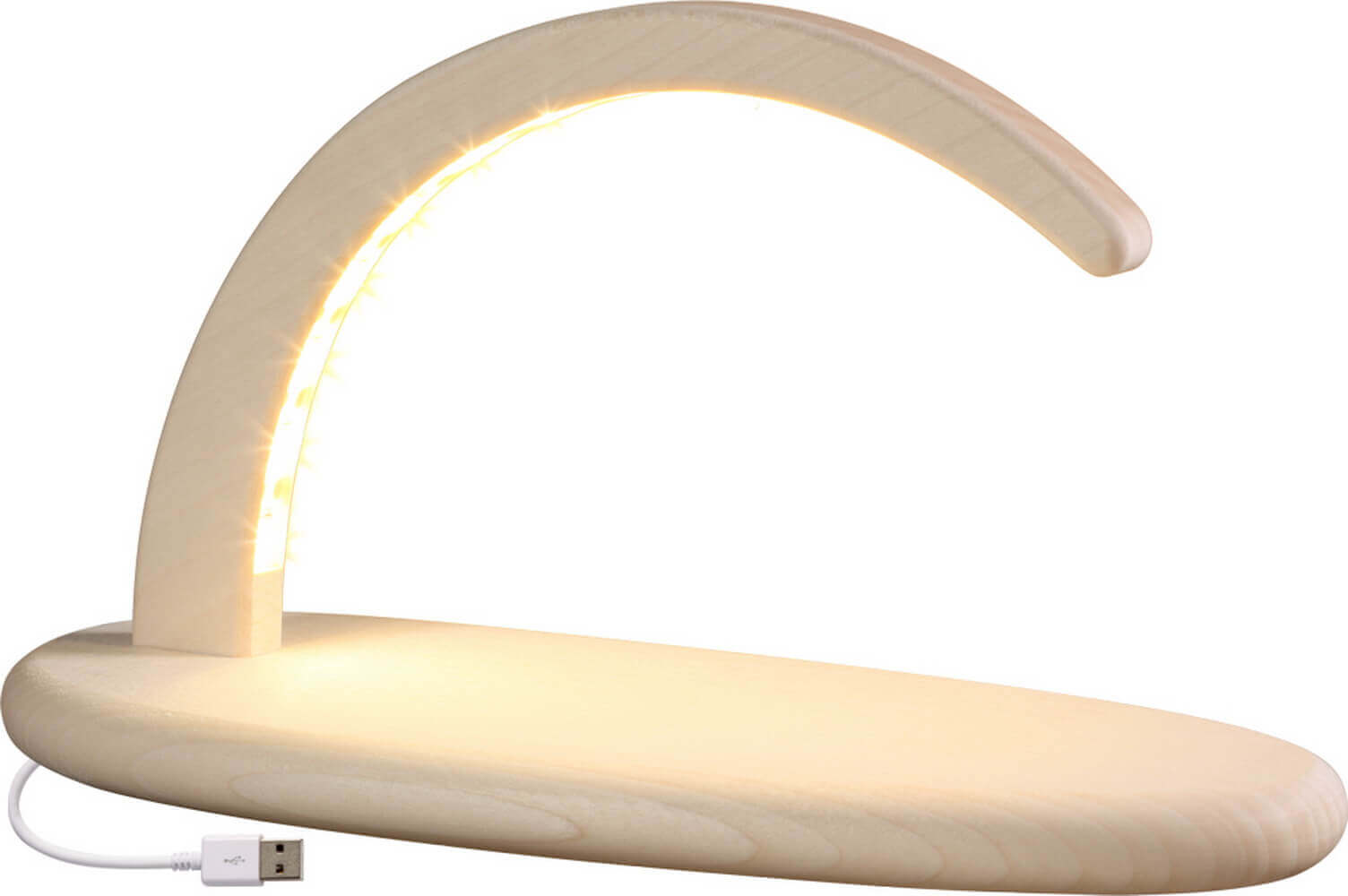 LED Schwibbogen, natur ohne Bestückung von Seiffener Volkskunst eG