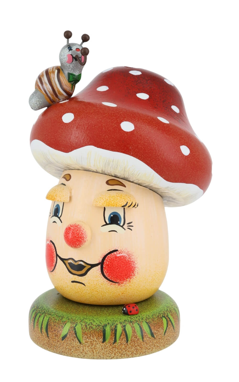 Räuchermännchen Glückspilz, 12 cm von Hubrig Volkskunst_3