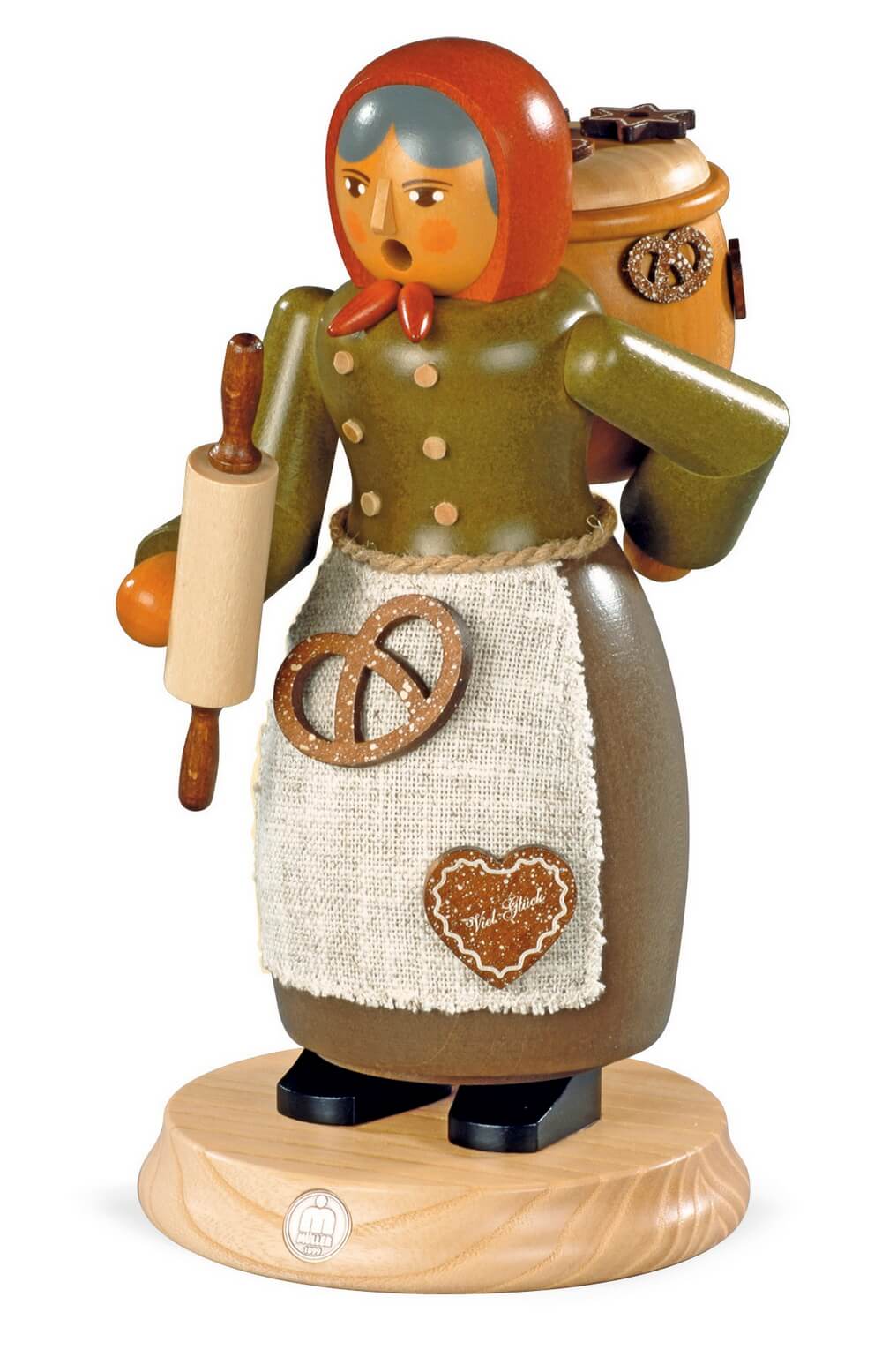 Räuchermännchen Lebkuchenverkäuferin von Müller Kleinkunst