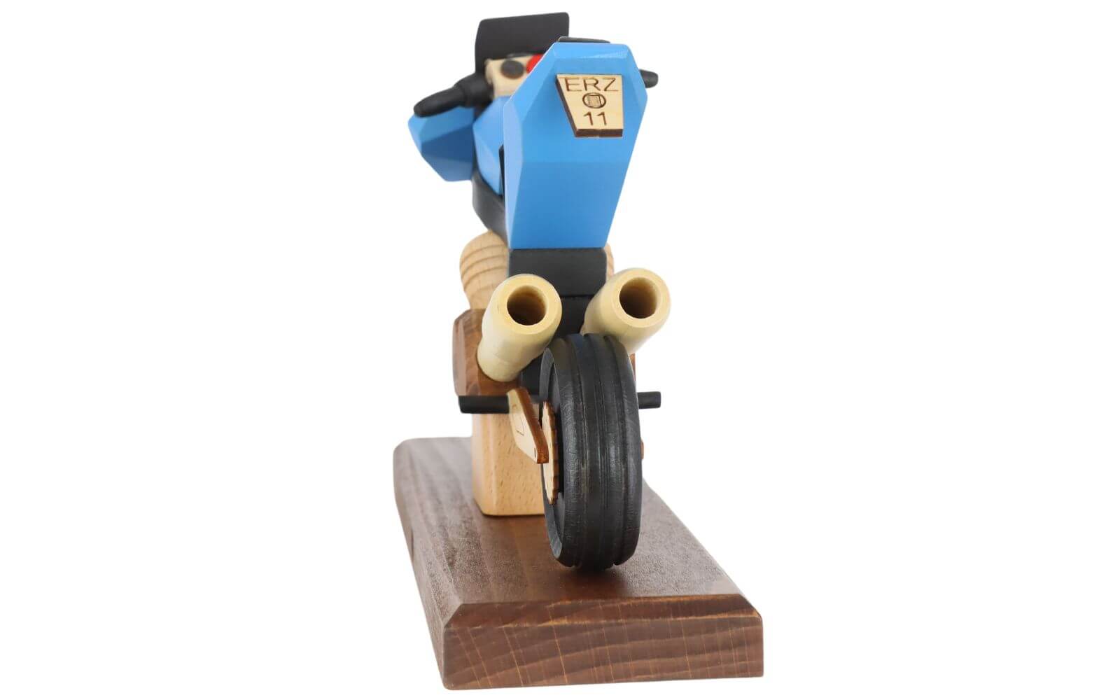 Räuchermann - Räuchermotorrad Sport, blau von Gerd Hofmann_4