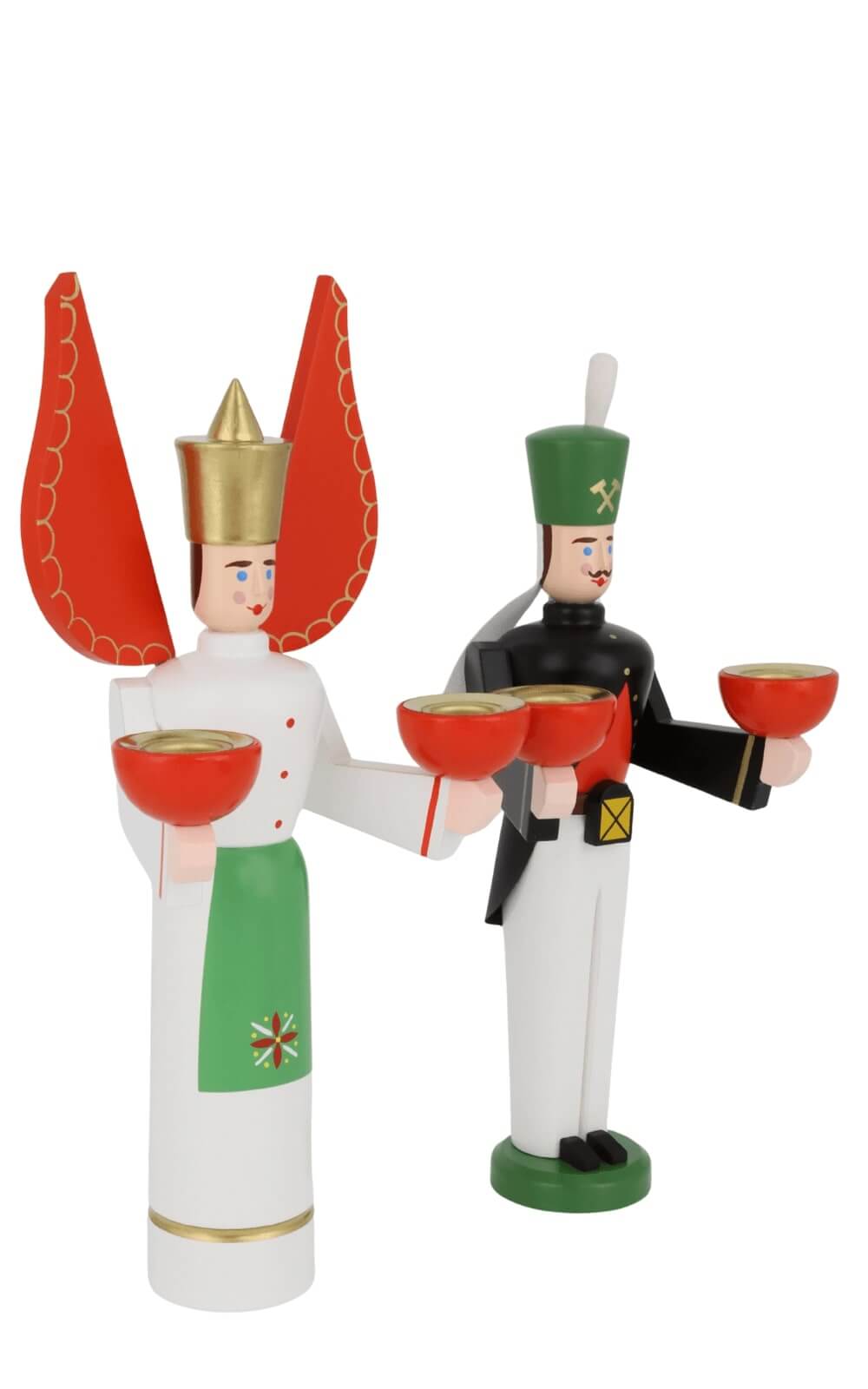 Bergmann und Engel mit grünem Kleid von Eckert_3