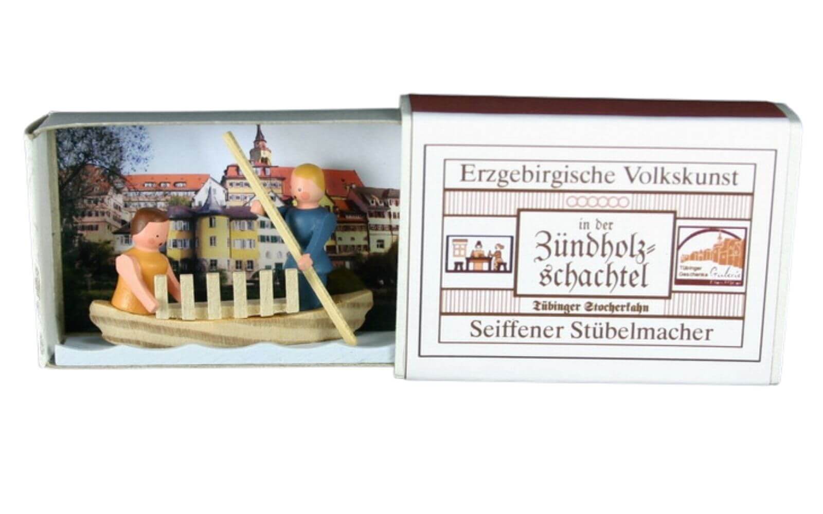 Zündholzschachtel Stocherkahn von Gunter Flath
