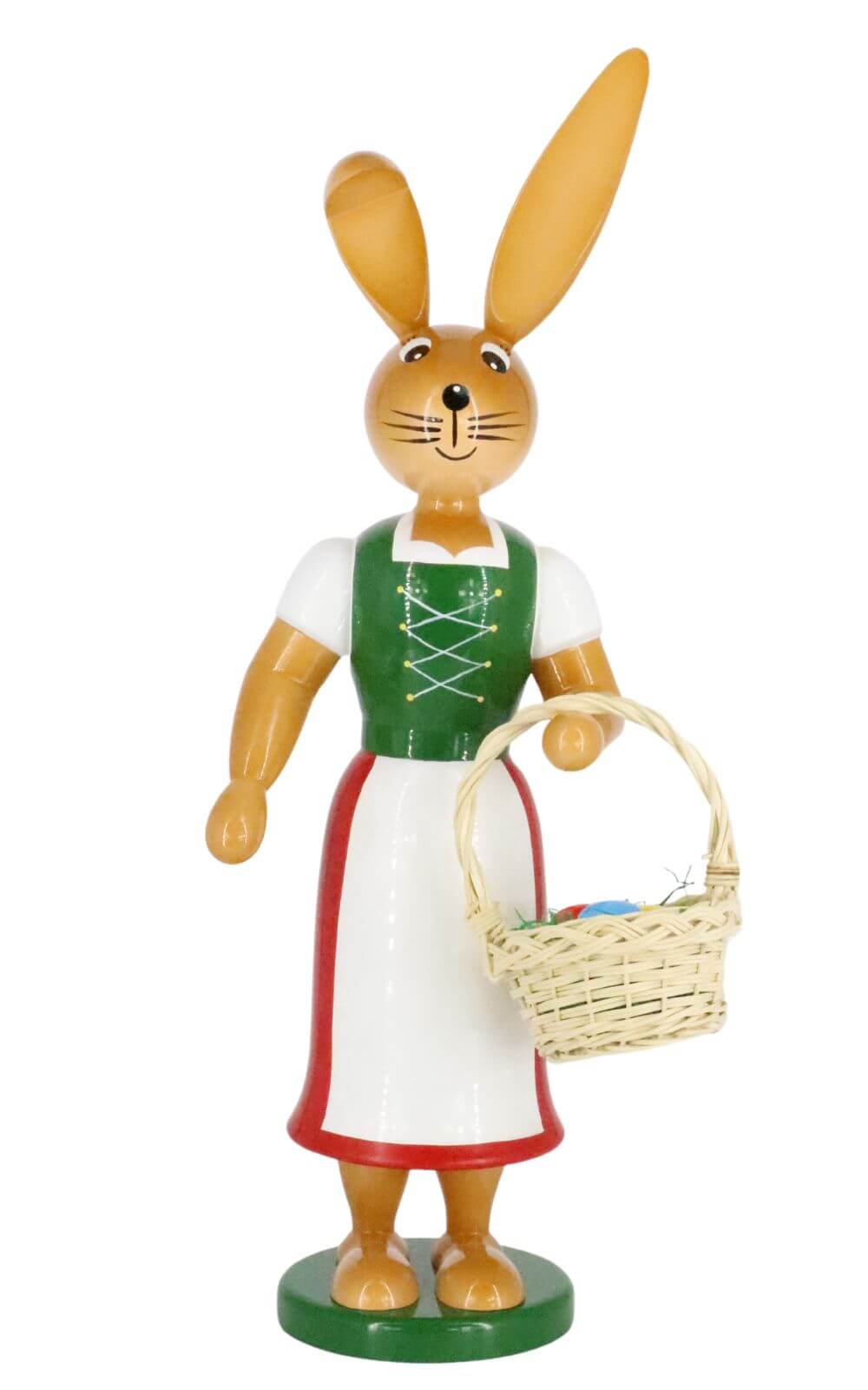 Osterhase - Häsin mit langem Rock, 55 cm von Holzkunst Gahlenz_1