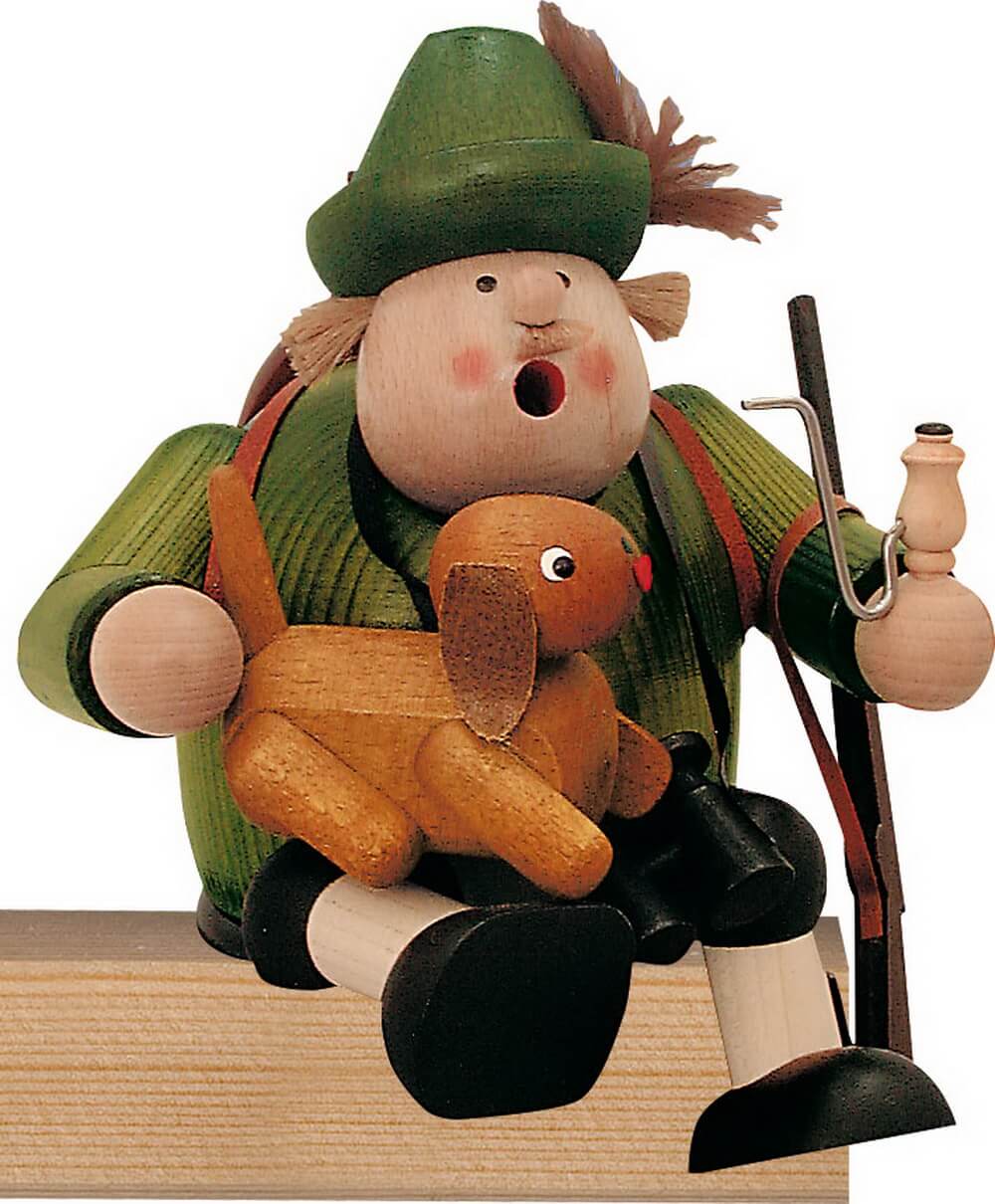 Räuchermännchen Kantenhocker Förster, 16 cm von KWO