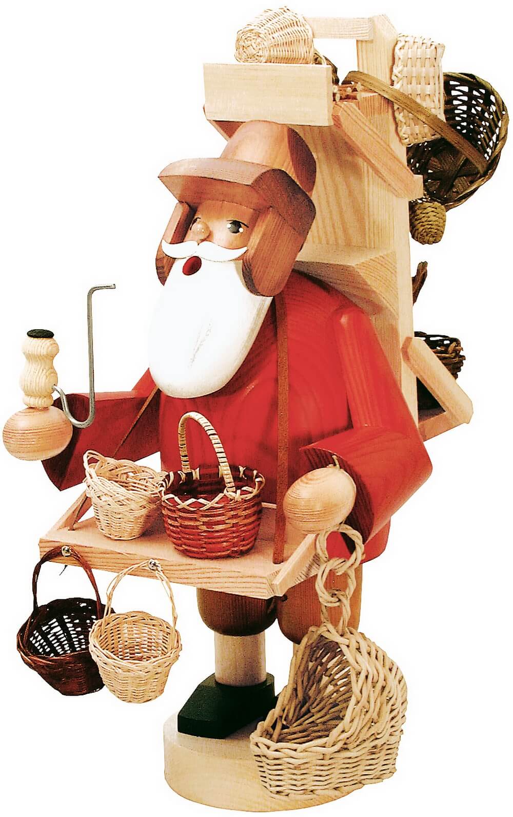 Räuchermännchen Korbhändler, 45 cm von KWO