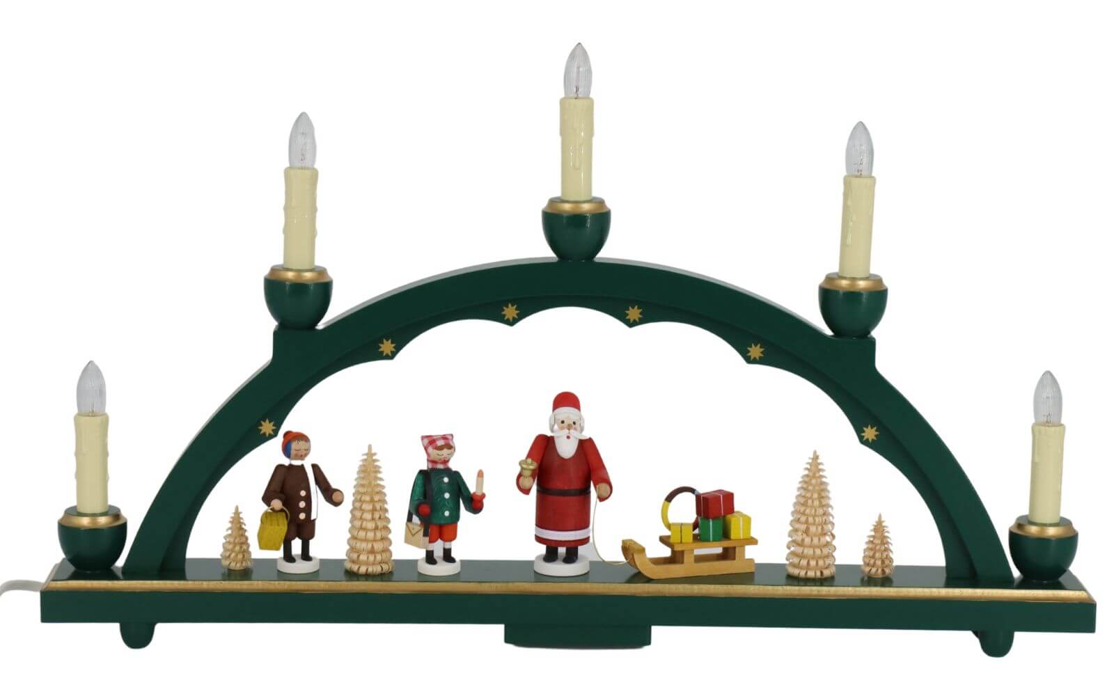 Schwibbogen Weihnachtsmann, 48 cm von Richard Glässer_Bild1