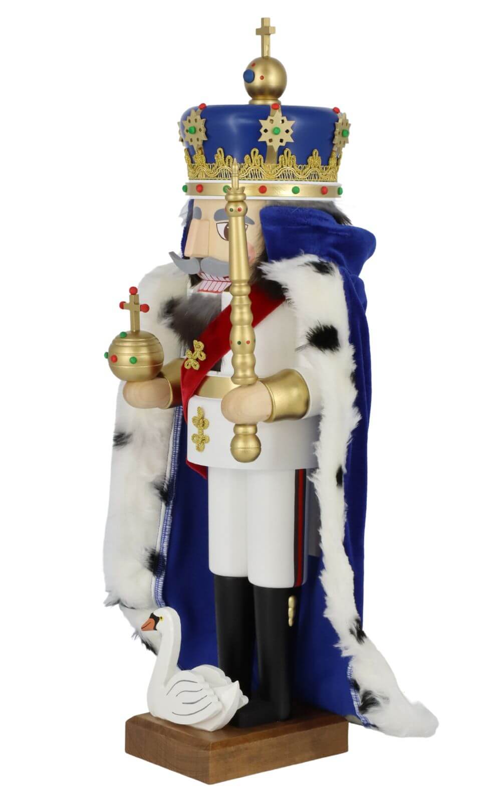 Nussknacker König Ludwig II von Bayern mit Umhang, 52 cm von Richard Glässer_Bild2