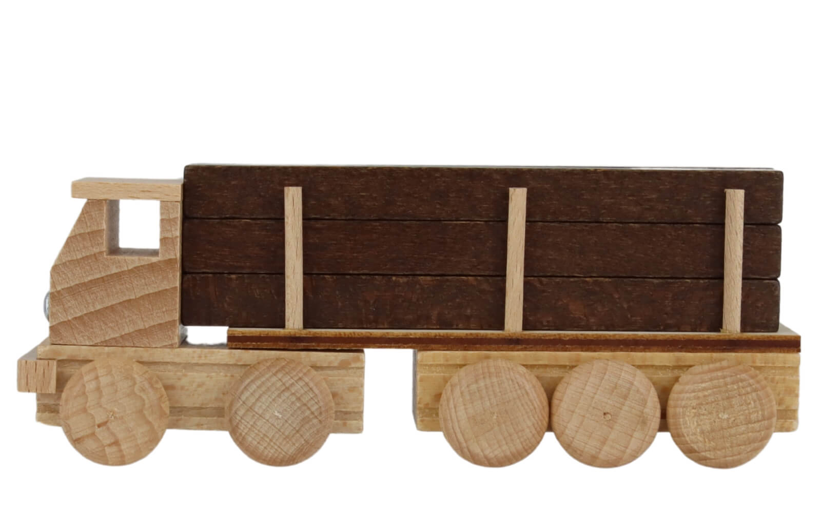 Holzauto Sattelzug Langholz, natur von Ebert GmbH_3